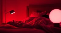 red light improves sleep