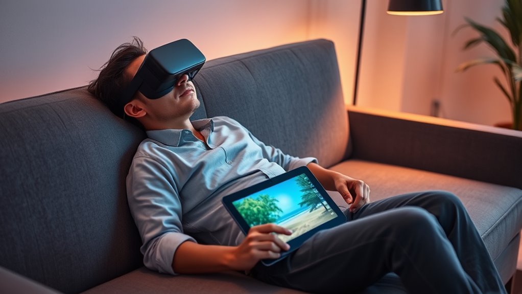 relaxing vr sensory environments