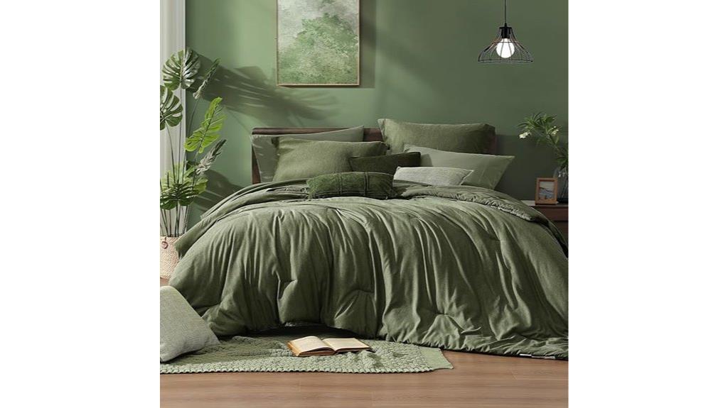 reversible seven piece bedding