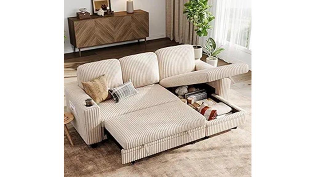 sectional sofa with storage