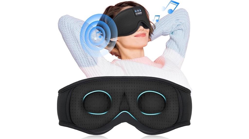 sleep mask with headphones