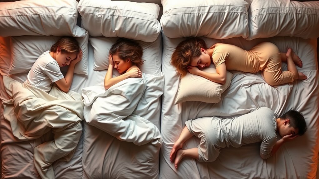 sleep position influences airway