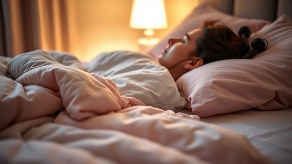 sleeping with headphones safe