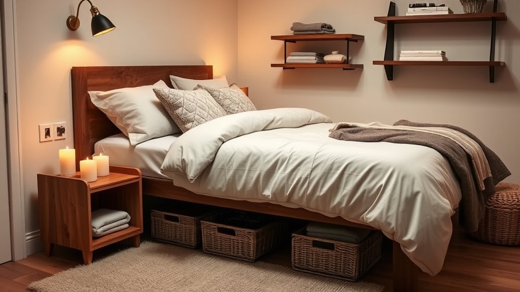 smart bedroom storage solutions