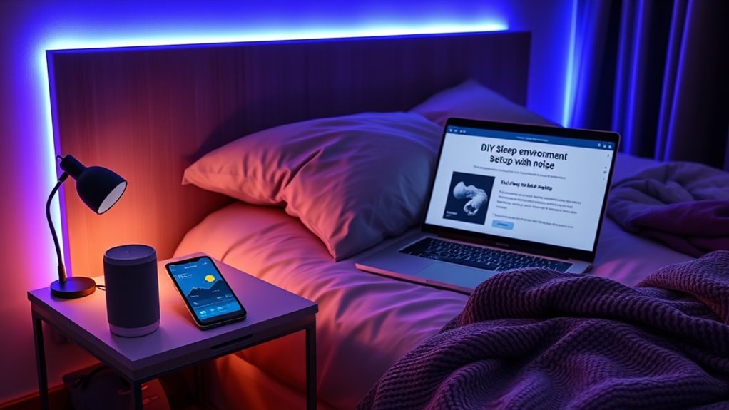 smart sleep environment setup