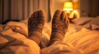 socks improve sleep onset