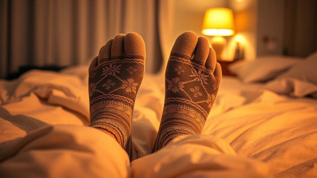 socks improve sleep onset