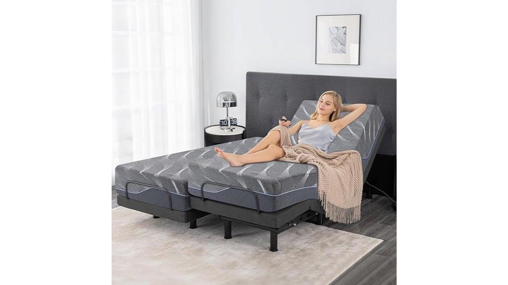 split king adjustable bed