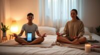 tech vs non tech meditation
