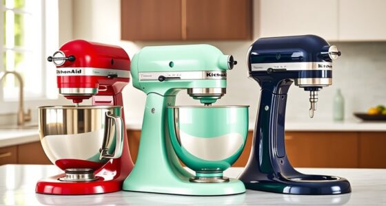 top kitchenaid mixer colors