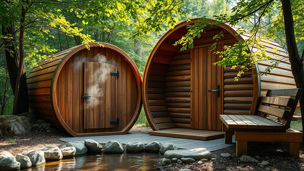 top outdoor sauna options