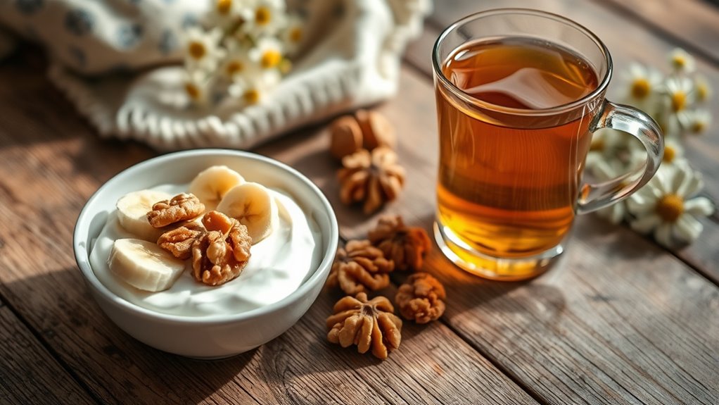 tryptophan snacks promote relaxation