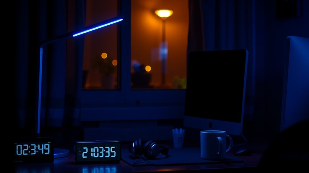 use light to reset schedule