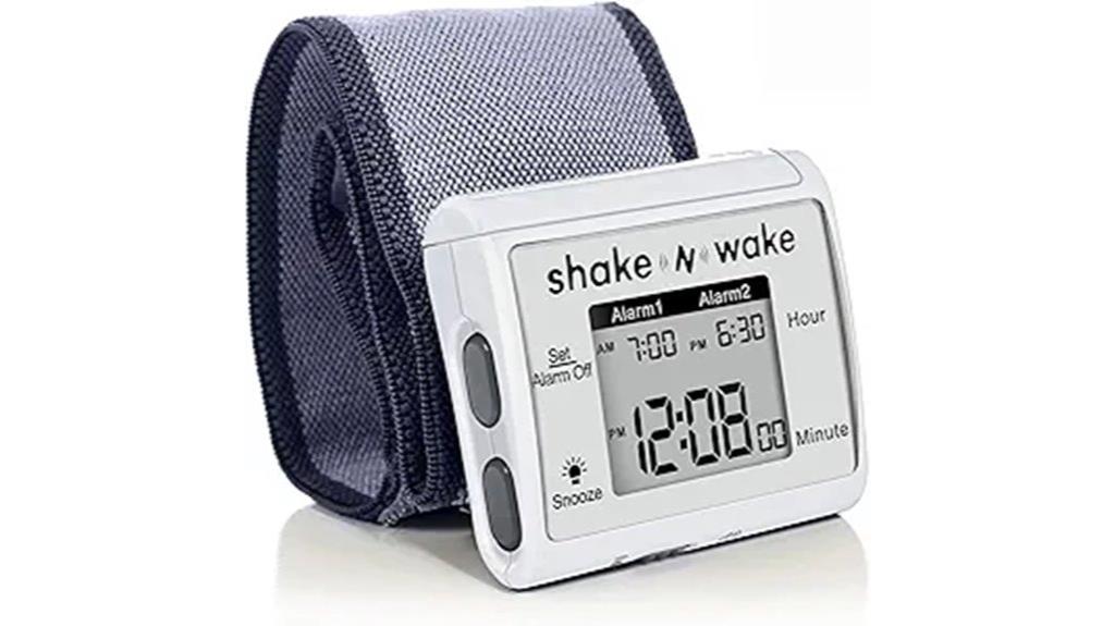 vibrating dual alarm clock