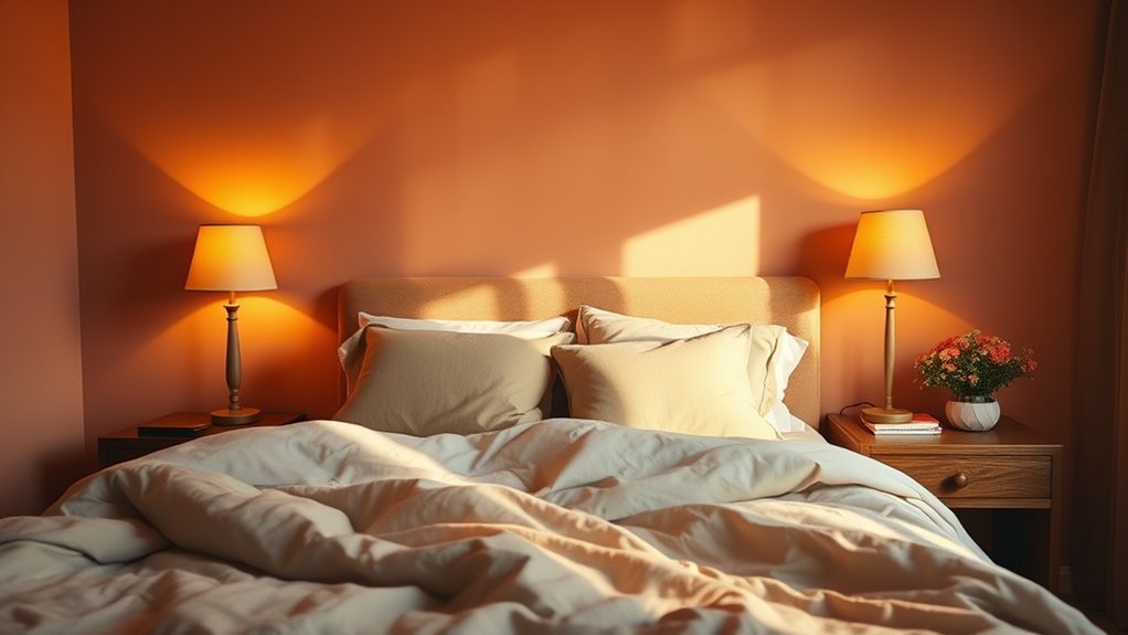warm lighting promotes melatonin