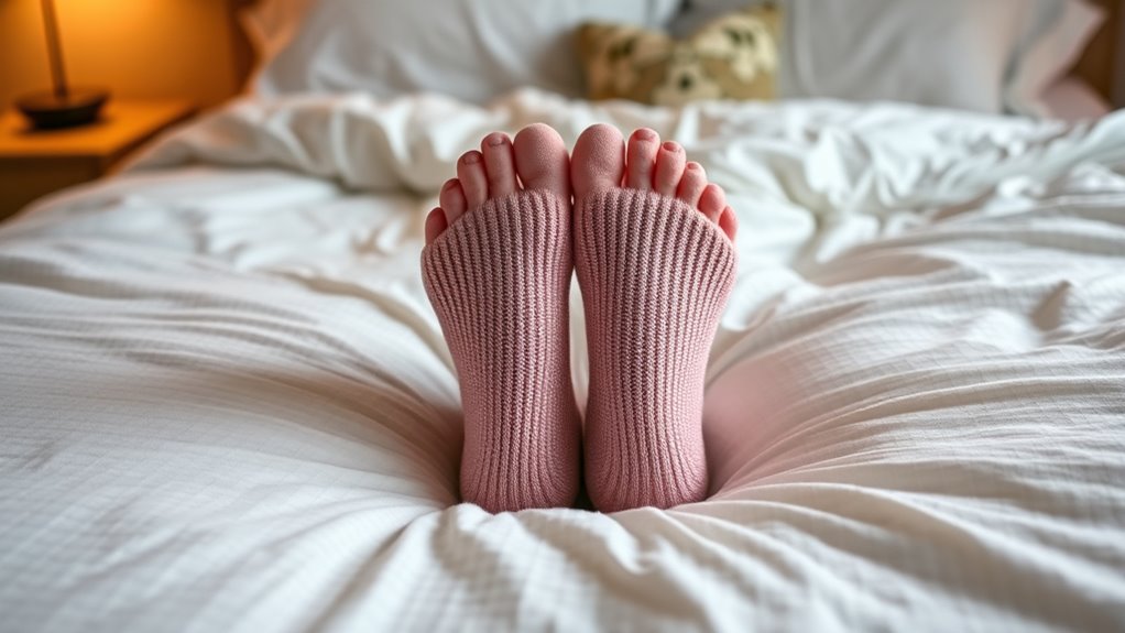 wearing socks improves sleep