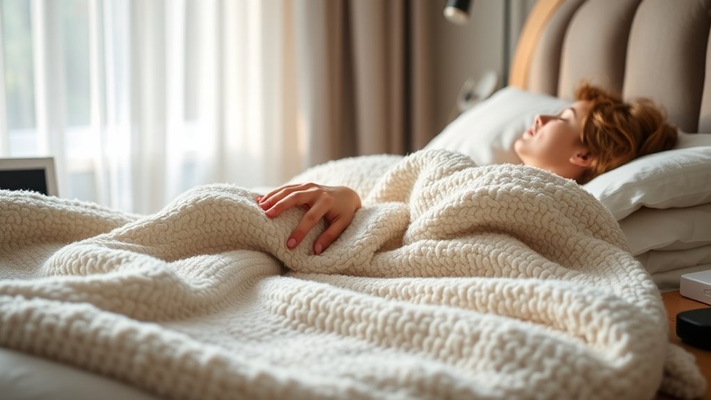 weighted blankets improve sleep