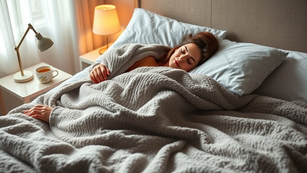 weighted blankets promote relaxation