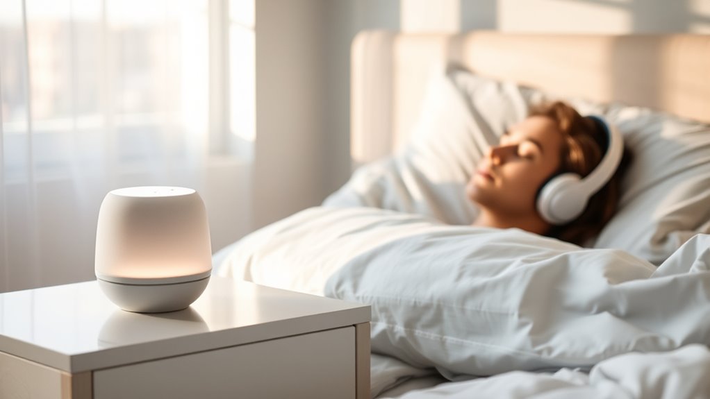 white noise masks disruptive sounds