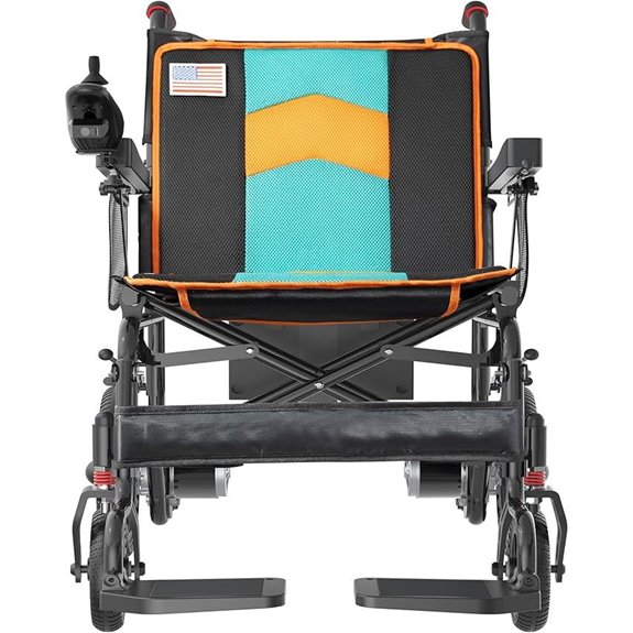 22-Inch Electric Wheelchair for Adults 500W Motor Foldable