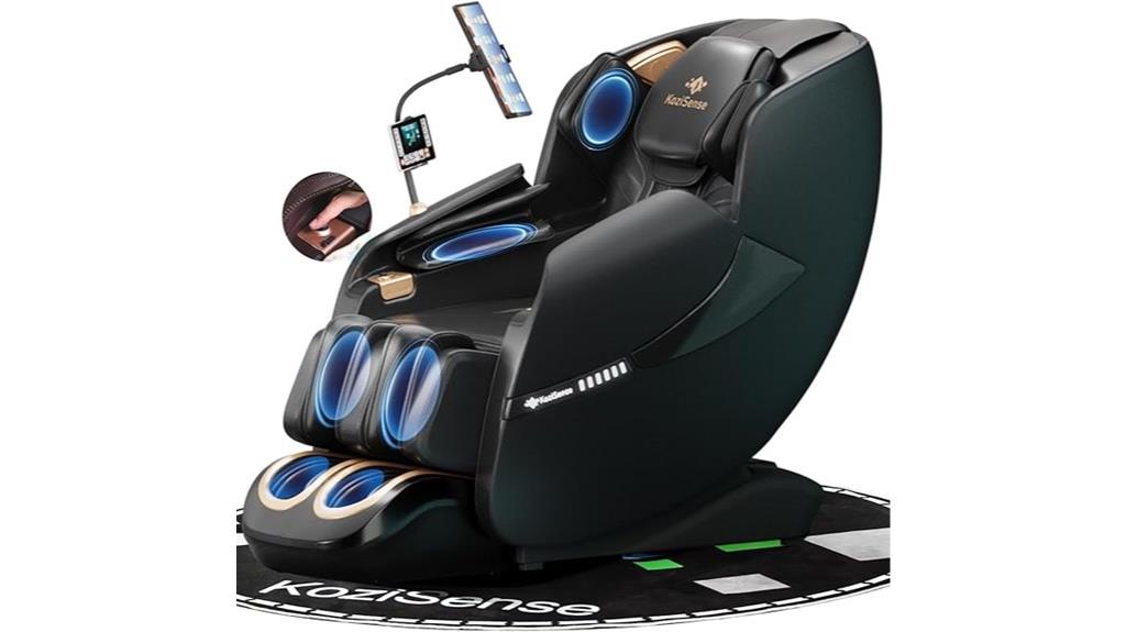 3d massage chair features