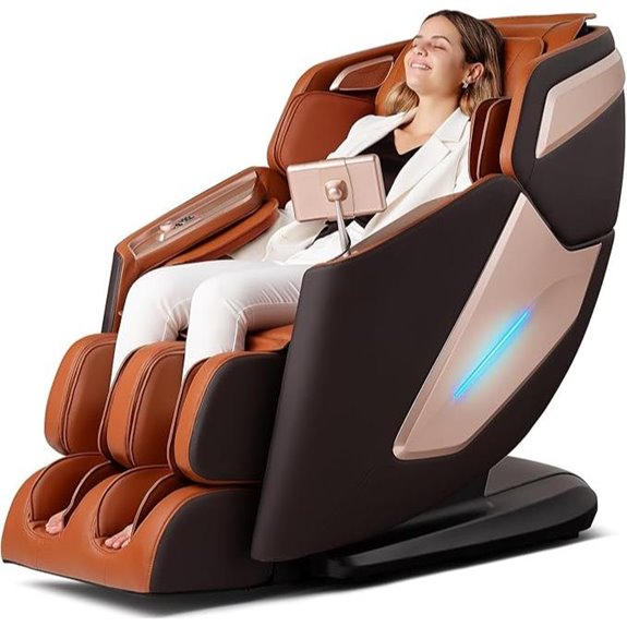 Real 4D Massage Chair with Voice Control and Bluetooth