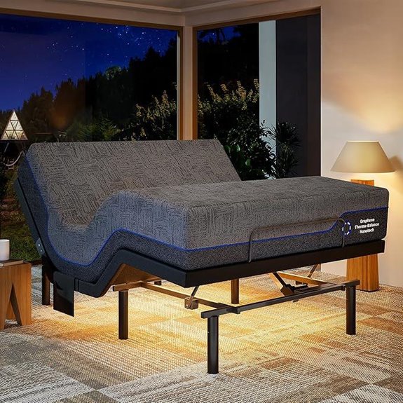 Marsail Adjustable Bed and Mattress Set