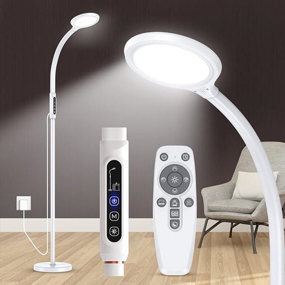 Light Therapy Lamp with Adjustable Brightness
