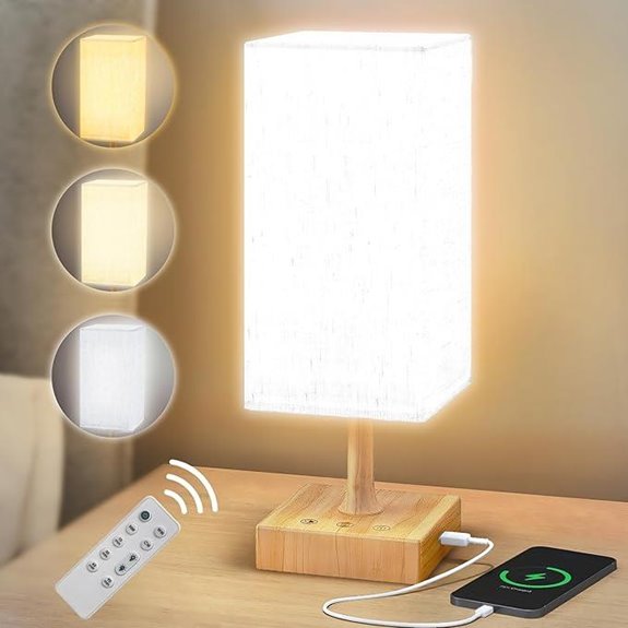 Light Therapy Lamp with Adjustable Brightness and Timer