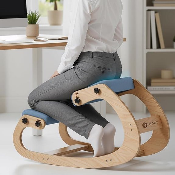 NYPOT Ergonomic Kneeling Chair with Adjustable Seat