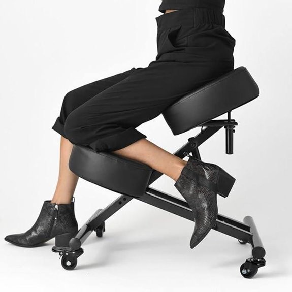 Sleekform Ergonomic Kneeling Chair with Adjustable Features