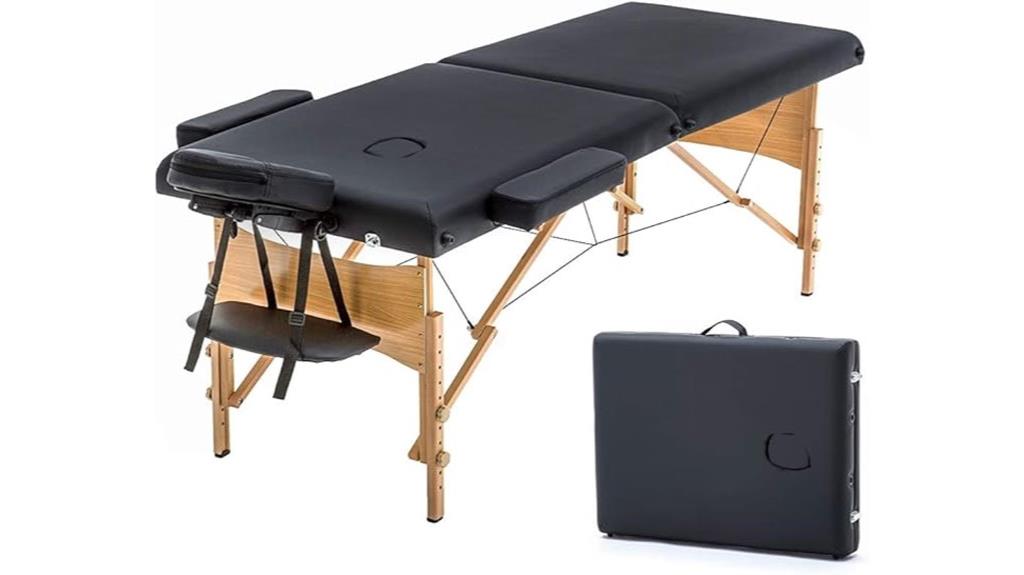 adjustable foldable massage table