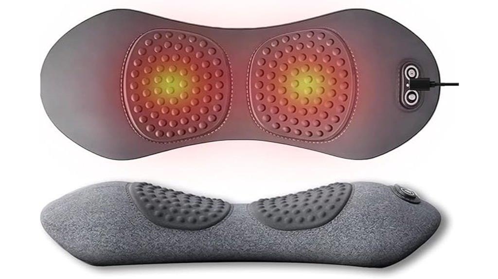 adjustable heated lumbar pillow
