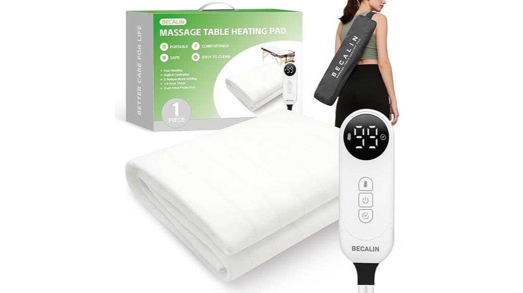 adjustable heated massage table