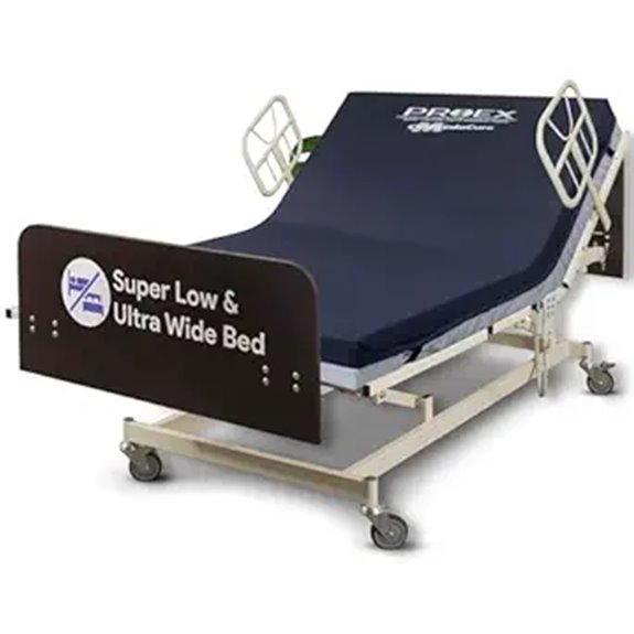 Adjustable Hospital Bed with Foam Mattress