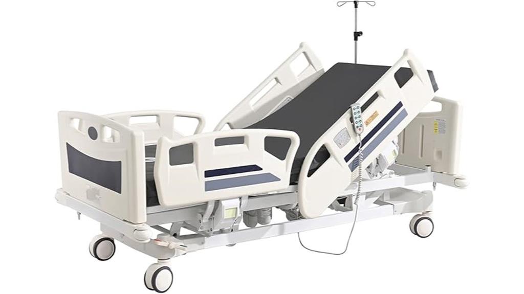 adjustable icu hospital bed