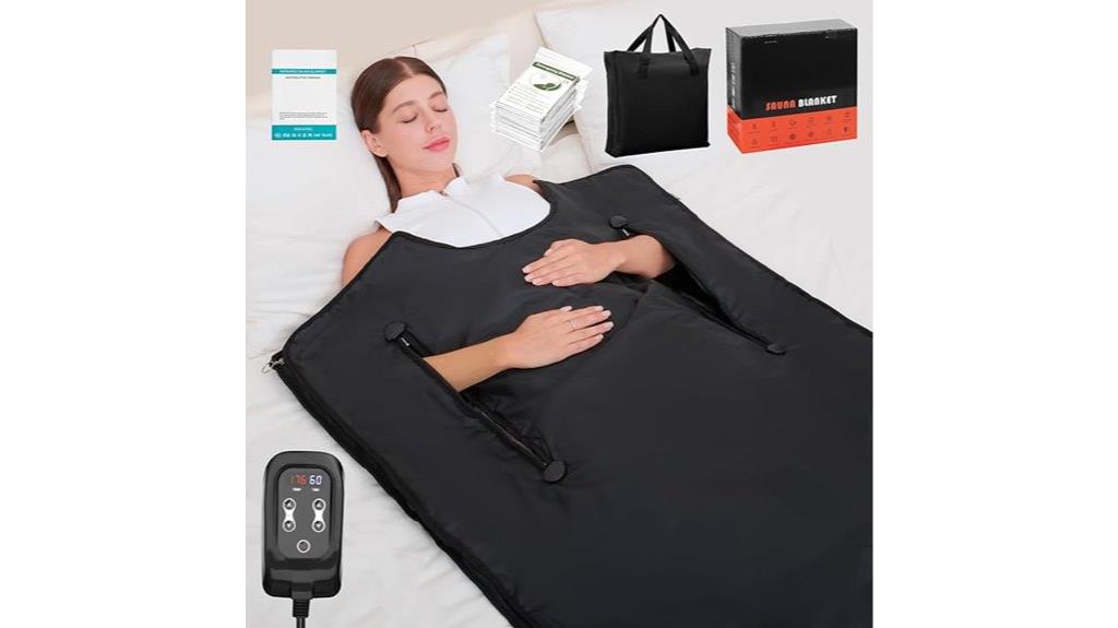 adjustable infrared sauna blanket