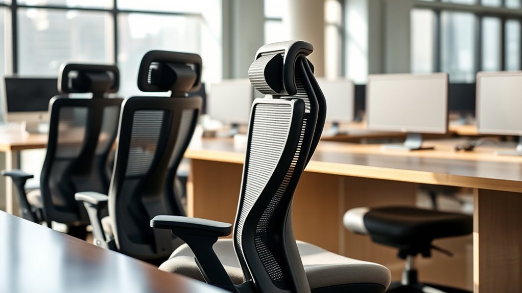 adjustable lumbar and breathable materials