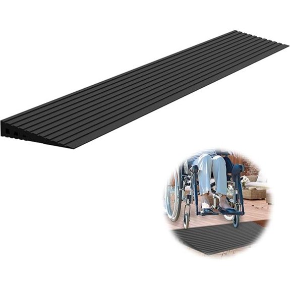 adjustable rubber door ramp