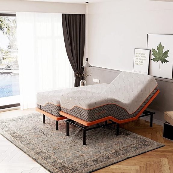 adjustable split bed frame