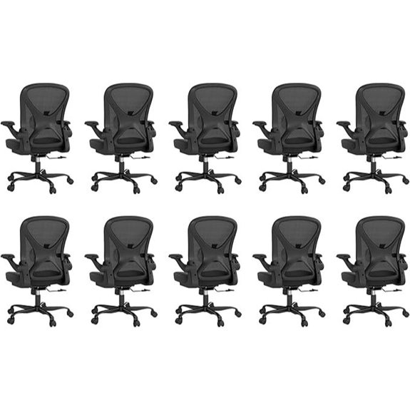 ZZH Ergonomic Office Chair Set with Adjustable Support