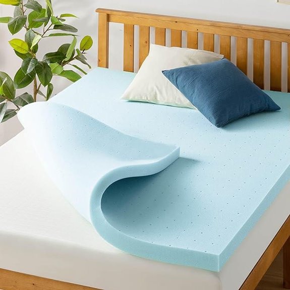 Best Price 3-Inch Ventilated Memory Foam Mattress Topper