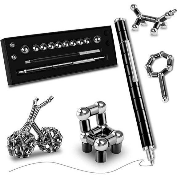 LARAH Black Fidget Pen for Stress Relief