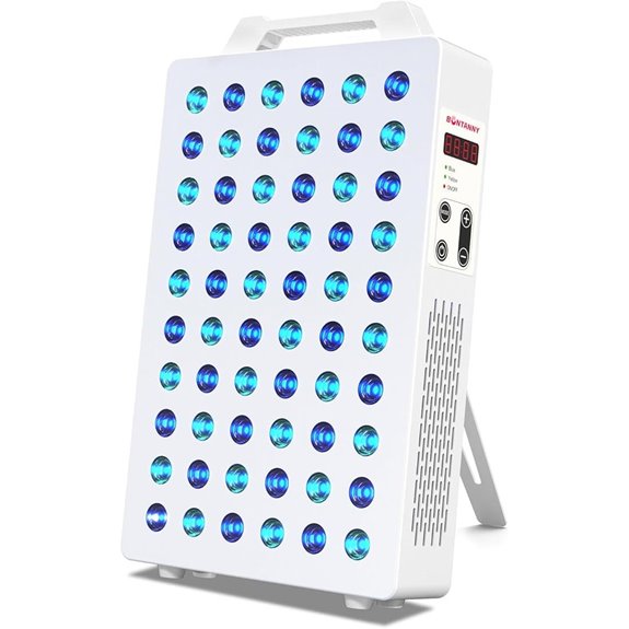 Blue/Yellow Light Therapy Device with Remote and Timer