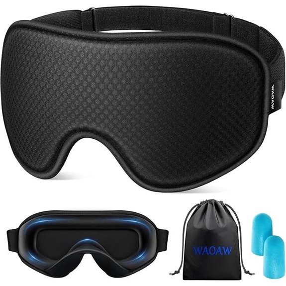 WAOAW Breathable Sleep Mask for Men & Women