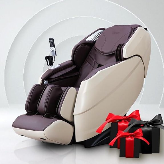 Titan Rejūv 4D Brown Massage Chair with AI and Zero Gravity