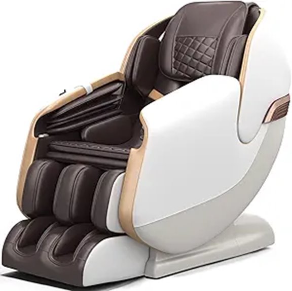 Real Relax Full Body Massage Chair Brown