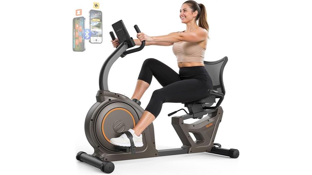 comfortable seated cycling