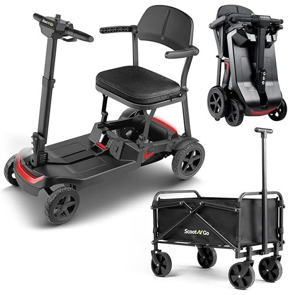 Foldable Electric Mobility Scooter for Seniors