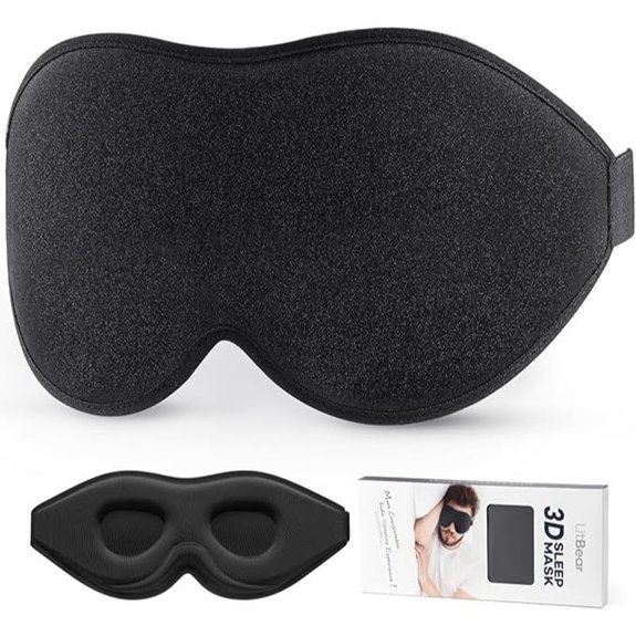 LitBear Contoured Sleep Mask for Side Sleepers